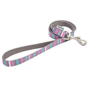 Ancol Pink Candy Stripe Lead