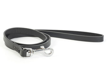 Ancol Classic Black Leather Lead