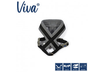 Ancol Viva Padded Harness Black