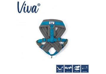 Ancol Viva Padded Harness Blue
