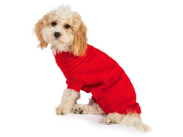 Cable Knit Red Jumper