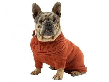 Cable Knit Terracotta Jumper