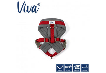 Ancol Viva Padded Harness Red