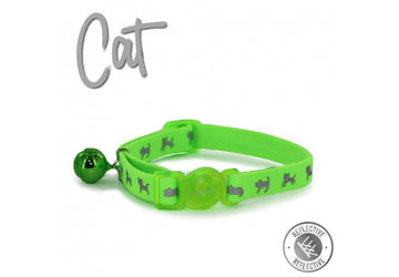 Ancol Reflective Green Cat Collar