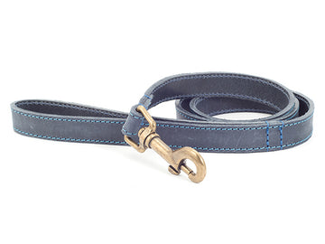 Ancol Timberwolf Blue Leather Lead