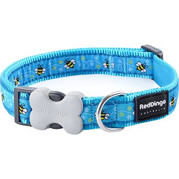 RD Bumble Bees Turquoise Collar