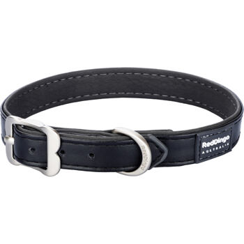 RD Elegant Vegan Leather Black Collar