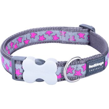 Rd Grey Pink Star Collar