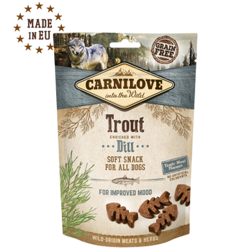 Carnilove Semi Moist Snack- Trout enriched with Dill