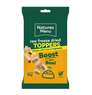 Nature Menu Raw Freeze Dried Topper Chicken Veg 15g