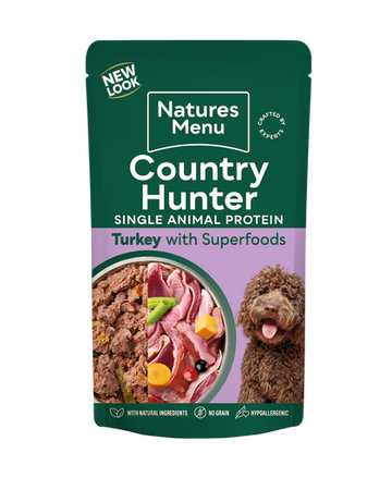 Natures Menu Country Hunter - Turkey Pouch 150g