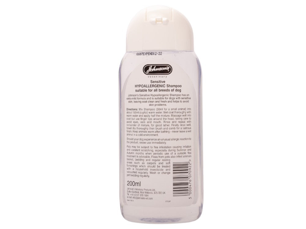 Johnsons Hypo-Allergenic Shampoo 200ml
