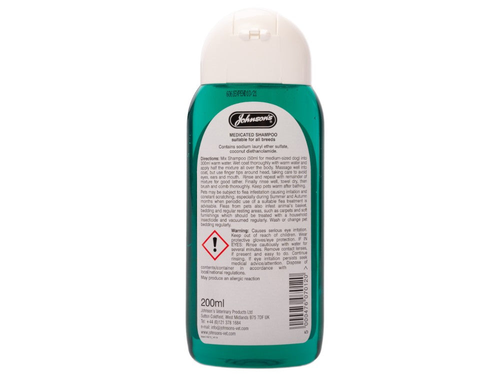 Johnsons Medicated  Shampoo 200ml