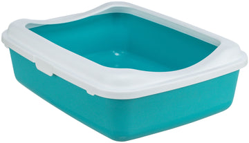 Trixie Cat litter Tray with Rim Blue