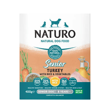 Naturo Senior Dog Turkey with Rice & Vegetables Trays 400g