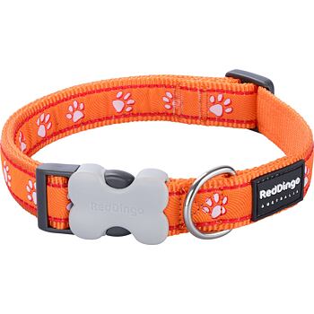 RD Orange Paws Collar