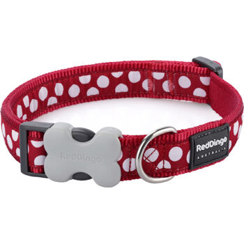 RD Red White Spot Collar