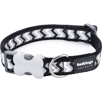 RD Reflective Ziggy Black Collar