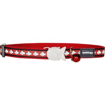 RD Refl. Fish Red Cat Collar