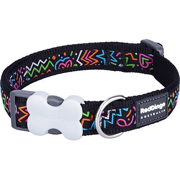 RD Squiggles Black Collar