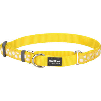 RD Yellow Spots Martingale Collar L