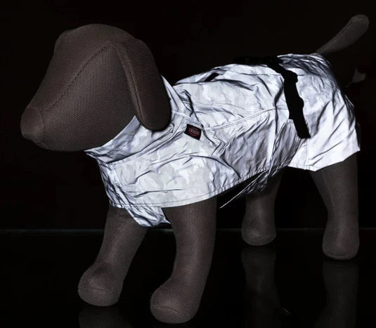 Trixie Lunas Raincoat Reflective Blue/ Sliver